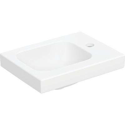 Geberit Icon light fontein 38cm 1 kraangat rechts zonder overloop mat wit 501.830.jt.1