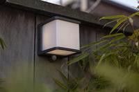 Zonne energie solar kubus lamp &apos;Doblo&apos; led lamp 11 cm - thumbnail