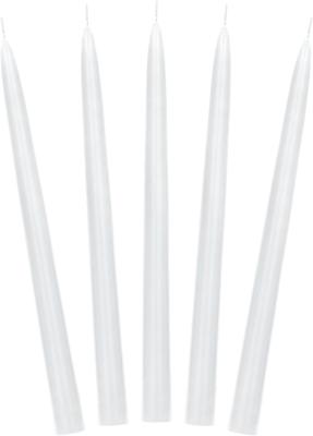 Dinerkaarsen Wit Mat 24cm (10st)
