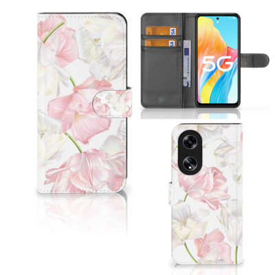 OPPO Reno8 T 5G Hoesje Lovely Flowers OPPO Reno8 T 5G Hoesje Lovely Flowers