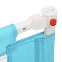 VidaXL Bedhekje peuter 140x25 cm stof blauw - thumbnail