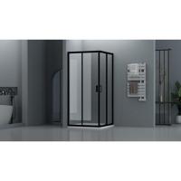 Adema Dawn Douchecabine - 80x80cm - vierkant - zwart mat SW1381738 - thumbnail