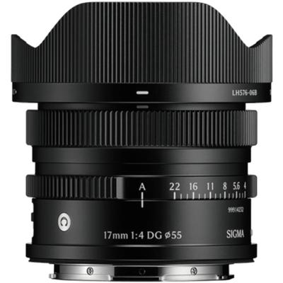 SIGMA 17mm f/4 DG Contemporary Sony E-mount - Zwart