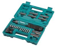 Makita DF001DW Schroevendraaier + accessoireset 81-delig 3,6V in koffer - thumbnail
