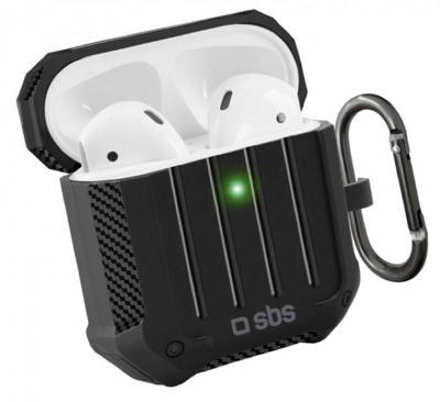 SBS Shockproof Case AirPods 1/2 zwart