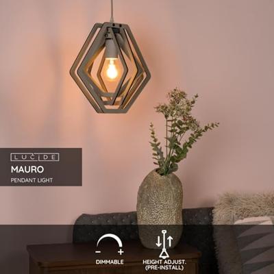 Lucide MAURO Hanglamp - Taupe