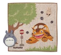 My Neighbor Totoro Mini Towel Bus Stop 25 x 25 cm - thumbnail