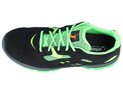 Atlas Werkschoen Flash 2600 Laag S1 | Zwart/Groen | Maat 45 - 00.012.059.45