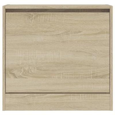 Schoenenkast 60x21x57 cm bewerkt hout sonoma eikenkleurig