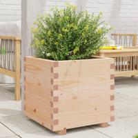 Plantenbak 50x50x49,5 cm massief grenenhout - thumbnail