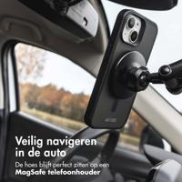 Accezz Rugged Frosted MagSafe Backcover voor Samsung Galaxy S25 Plus Telefoonhoesje Zwart - thumbnail