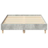 Bedframe zonder matras 135x190 cm spaanplaat betongrijs - thumbnail