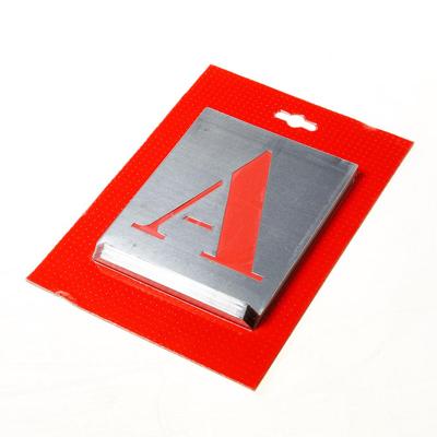 Sjabloon letters 100mm Sjabloon letters 100mm