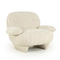 Eleonora Fauteuil 'Jayden' kleur Beige - thumbnail