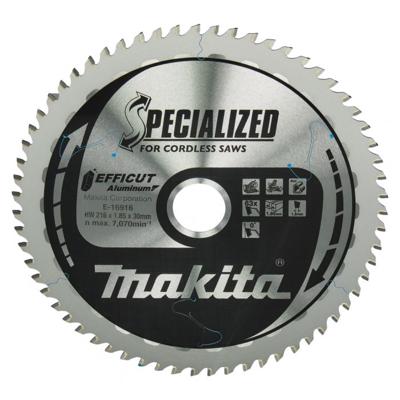 Makita Cirkelzaagblad voor Aluminium | Specialized | Ø 216mm Asgat 30mm 63T - E-16916