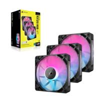 Corsair iCUE LINK RX120 RGB PC-ventilator Zwart (b x h x d) 120 x 120 x 25 mm Incl. LED-verlichting - thumbnail