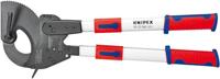Knipex 95 32 060 Ratel-kabelsnijder Geschikt voor (striptechniek) Aluminium- en koperkabel, een- en meerdraads 60 mm 740 mm² - thumbnail