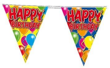 Vlaggenlijn Happy Birthday