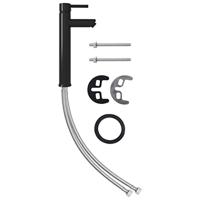 VidaXL Wastafel met kraan en pop-up afvoer gehard glas bruin - thumbnail