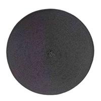 Deco onderlegger Arianne - zwart - Ø38 cm (1 stuk) - thumbnail