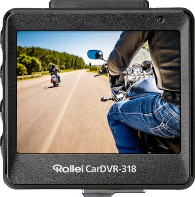 Rollei DVR-318 Dashcam met GPS Kijkhoek horizontaal (max.): 156 ° 12 V, 24 V Accu, Microfoon, Display Rollei DVR-318 Dashcam met GPS Kijkhoek horizontaal (max.): 156 ° 12 V, 24 V Accu, Microfoon, Display