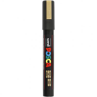 Uni POSCA paintmarker PC-5M, 1,8 - 2,5 mm, goud