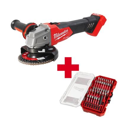 Milwaukee m18 fsag125x-0x | haakse slijper | 125mm | 18v | body | zonder accu's & lader - 4933478428