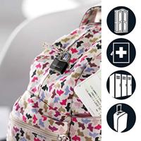 Masterlock 2 x 20mm | 11mm steel shackle, 3mm diam. | 3-pin cylinder | keyed alik | Zwart - 9120EURTBLK - thumbnail