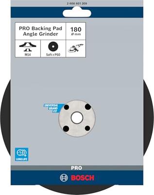Bosch Accessories 2608601209 Steunschijf, 180 mm, 8500 omw/min Diameter 180 mm