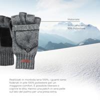 Barts Haakon Bumgloves Handschoen Heren Navy S/M - thumbnail