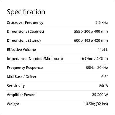 Q Acoustics: Concept 300 Boekenplank Speaker - Zwart