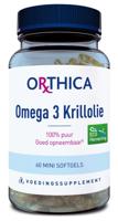 Orthica Omega 3 krillolie 60 Capsules - thumbnail