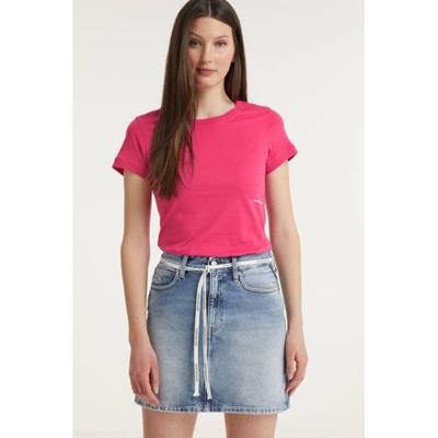 CALVIN KLEIN JEANS T-shirt van biologisch katoen roze CALVIN KLEIN JEANS T-shirt van biologisch katoen roze