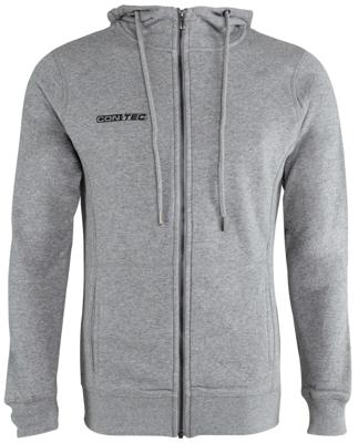 CONTEC sweatjack met capuchon "zip bright" ct zip hoodie zip bright size, xxl light grey