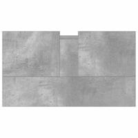 Badkamerkast 58x33x60 cm bewerkt hout betongrijs - thumbnail