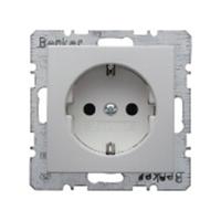 Berker S1 wandcontactdoos met randaarde 1-voudig polarwit glanzend 47478989 - thumbnail