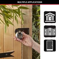 De Raat Master Lock hangslot met combinatieslot, model M40EURDNUM - thumbnail