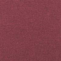 4-delige Loungeset met kussens stof wijnrood - thumbnail