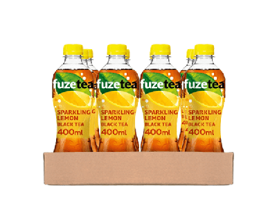 Fuze Tea sparkling black tea pet (12x 40cl)