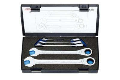 Gedore Ringsteeksleutel met Ratel set 5-delig 8-19mm - 2297434