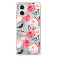 Motorola Moto G73 Case Butterfly Roses - thumbnail
