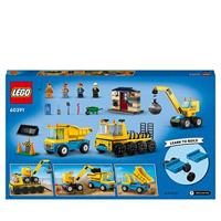 LEGO city 60391 kiepwagen, bouwtruck en sloopkraan - thumbnail