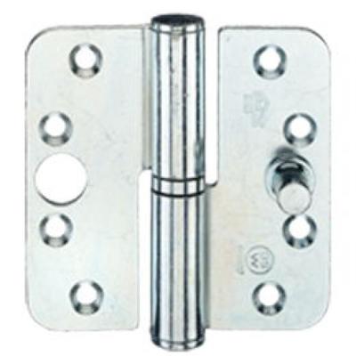 BSW veiligheids kogelstiftpaumelle - SKG*** afgerond - 89x89x3 mm - v-rd bb 807 gv - draairichting 2