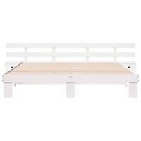 Bedframe met lade Wit Hout - thumbnail