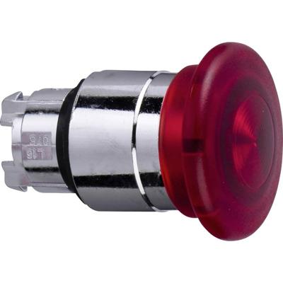 Schneider Electric ZB4BW443 ZB4BW443 Terugstelbaar (Ø) 22 mm Zonder markering Chroom, Rood 1 stuk(s)