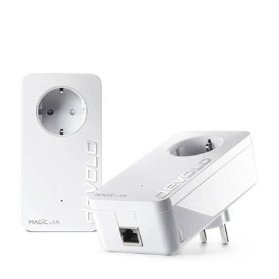 Devolo Magic 2 LAN Starter Kit 2400 Mbit/s Ethernet LAN Wit 2 stuk(s)