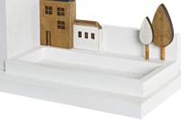 Multi-Functionele Organiser DKD Home Decor Potlood Wit Bruin Hout Metaal 30 x 40 cm 28 x 11 x 14 cm - thumbnail