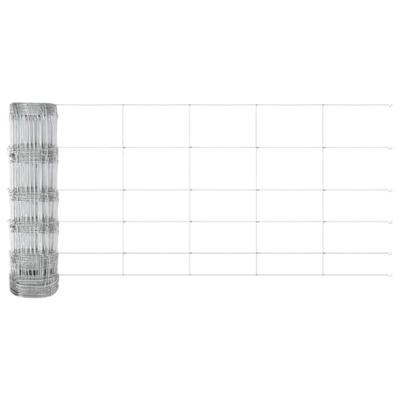 Weidehekwerk Zilver 100 x 0.8 m Gegalvaniseerd staal