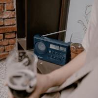 Sangean PR-D4BT Radio VHF (FM), Middengolf, AM, FM Bluetooth Wekfunctie Donkerblauw - thumbnail
