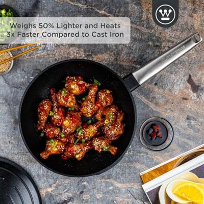 Westinghouse Wokpan Performance Blissful Black ø 28 cm - standaard anti-aanbaklaag